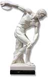 statue of the discus thrower, discovolus