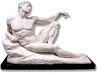 marble statue of adam