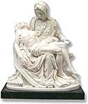 marble statue of pieta